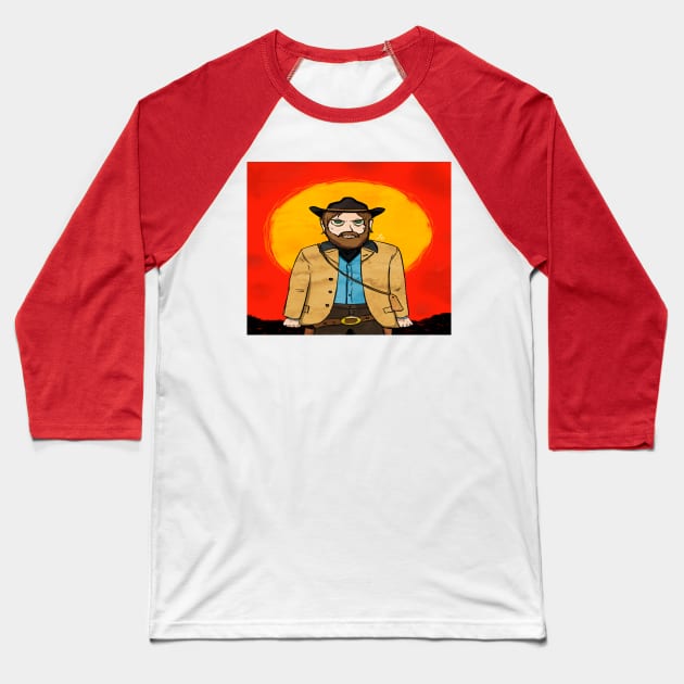 Arthur Morgan Baseball T-Shirt by Luke Olive